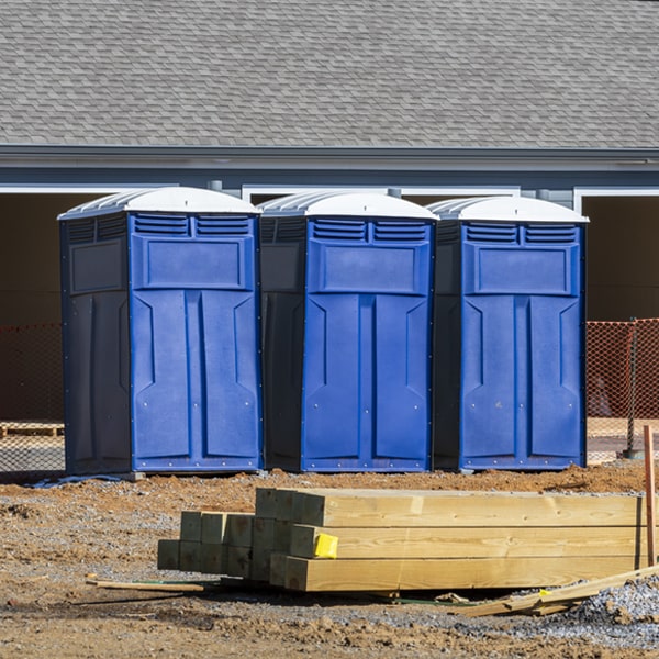 are there any restrictions on where i can place the portable toilets during my rental period in New Springfield Ohio